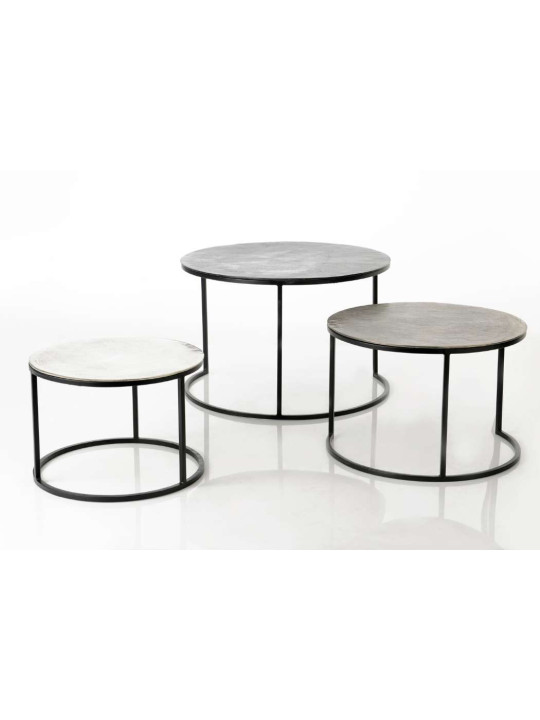 Set de 3 tables basses gigognes Fonte Amadeus