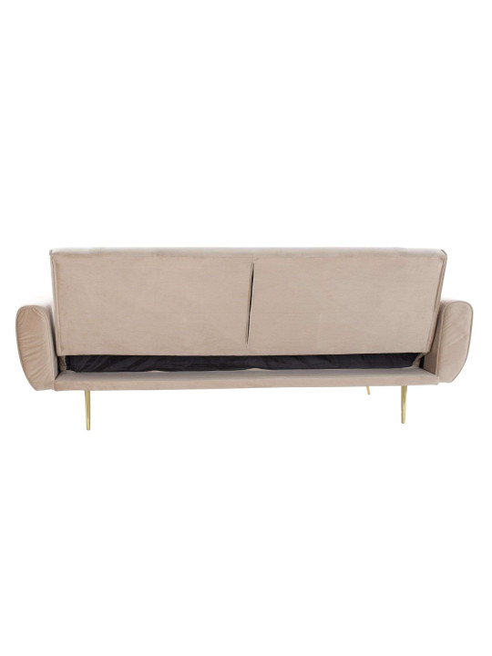 Canapé convertible velours 213X79X82 213X105X40