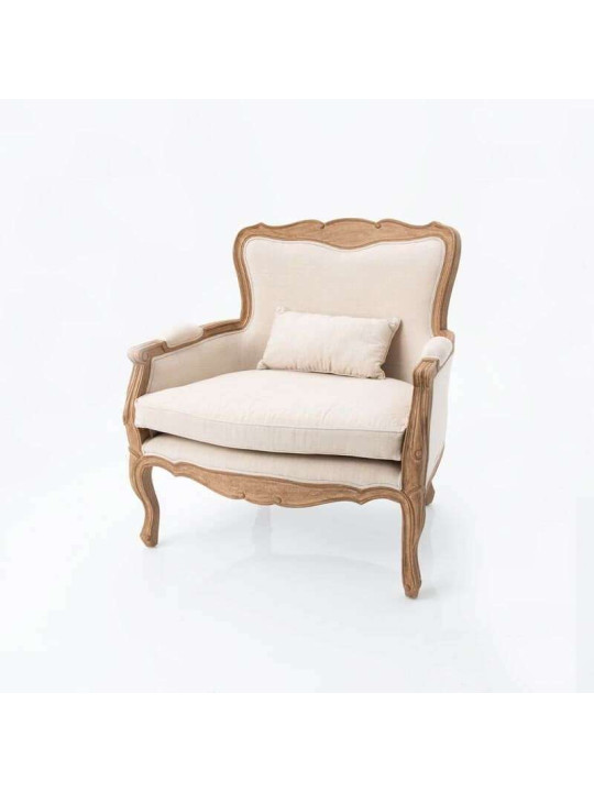 Fauteuil Relax lin beige