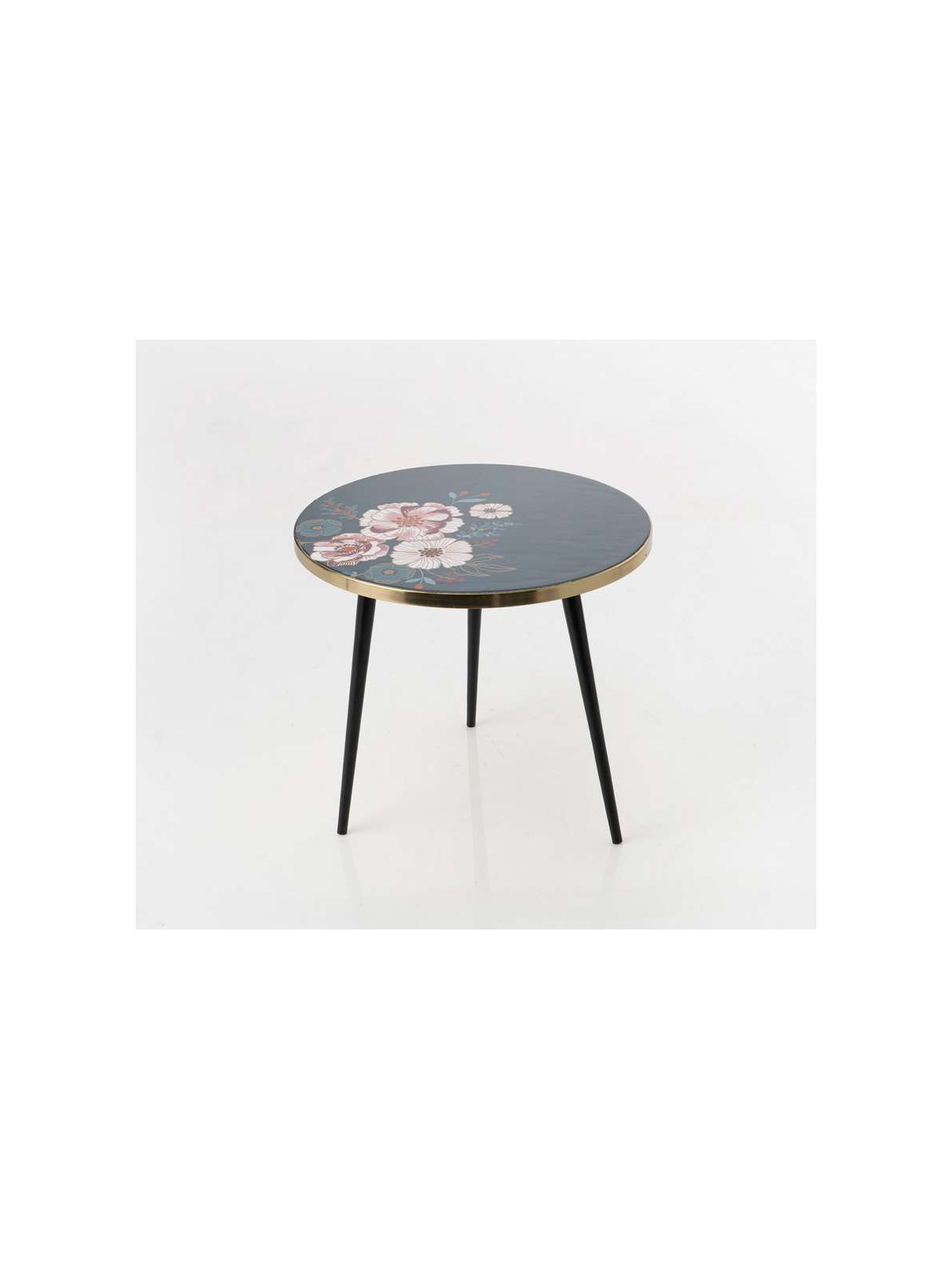 Set de 3 tables basses Floral Amadeus