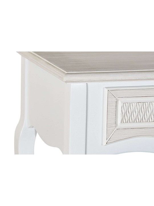 Grande console en bois blanc