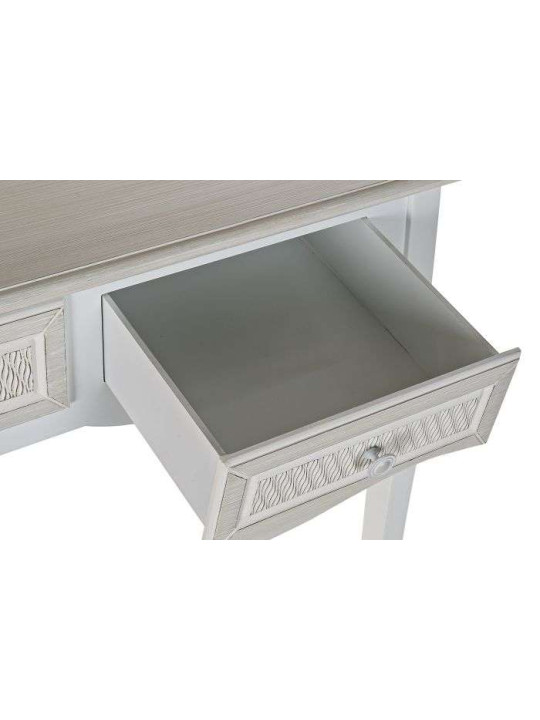 Grande console en bois blanc