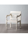 Fauteuil de jardin blanc Chloé