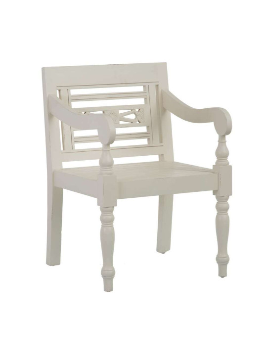 Fauteuil de jardin blanc Chloé