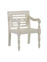 Fauteuil de jardin blanc Chloé