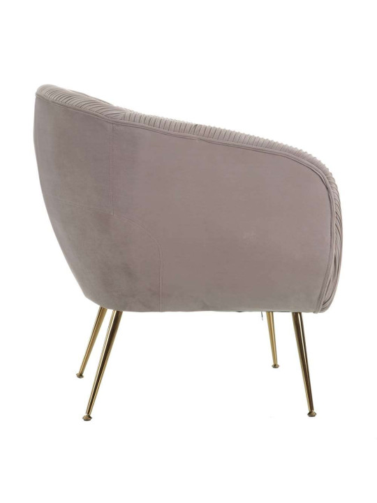 Fauteuil gris design 1place