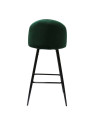 Haut tabouret vintage vert