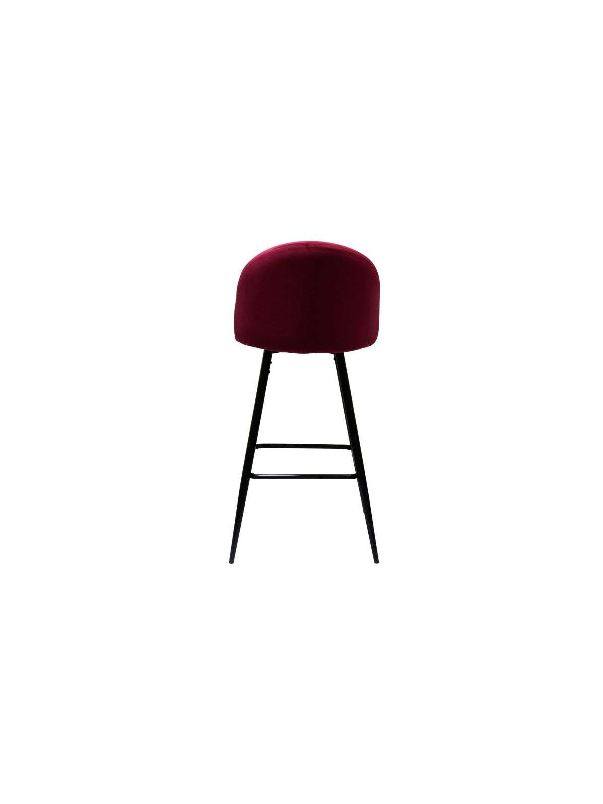 Tabouret de bar vintage bordeaux