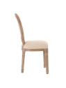 Chaise médaillon beige Léa