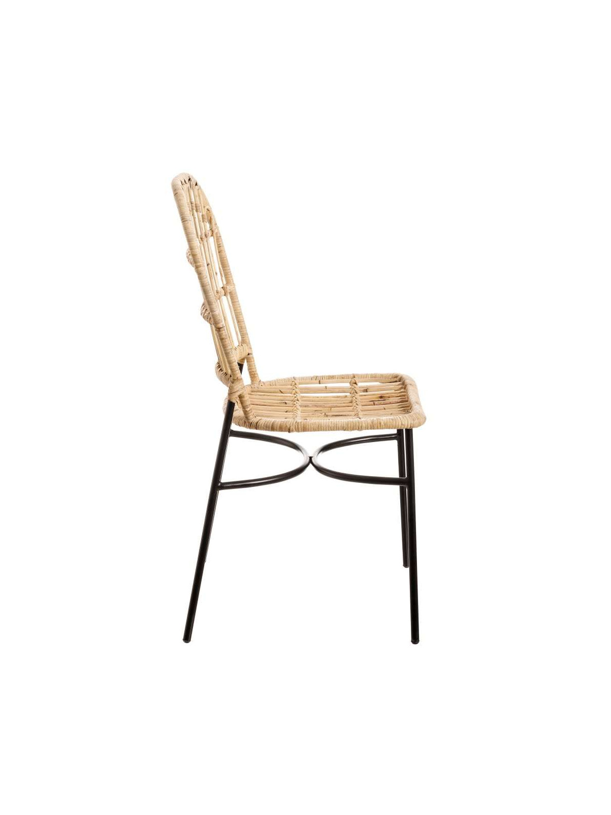 Chaise  en rotin naturel