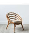 Fauteuil design en bois de Teck