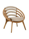 Fauteuil design en bois de Teck