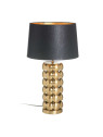 Lampe contemporaine noir et or