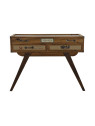 Console vintage 3 tiroirs en bois de sapin