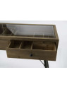 Console vitrine 2 tiroirs Amadeus