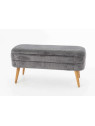 Banquette coffre grise Amadeus