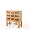 Commode 9 tiroirs en bois massif Amadeus