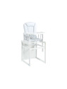 Chaise haute bébé en bois blanc Micuna - 30760