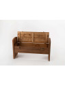 Banc coffre en bois