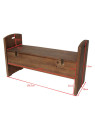 Banc coffre en bois