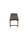 Banc rotin marron J-line