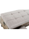 Set de 3 banquettes-coffre gris