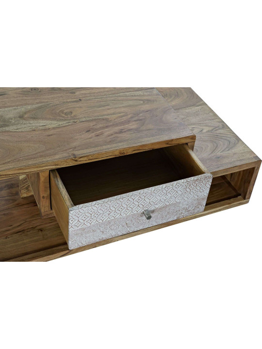 Table basse en bois d'acacia Inkal