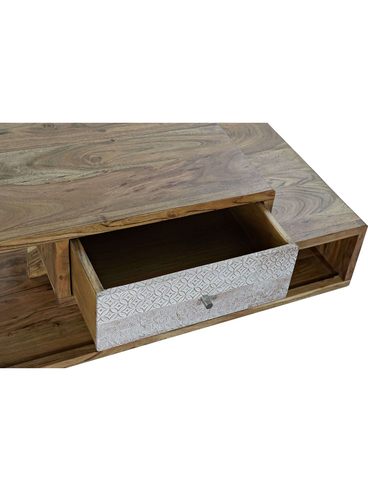 Table basse en bois d'acacia Inkal