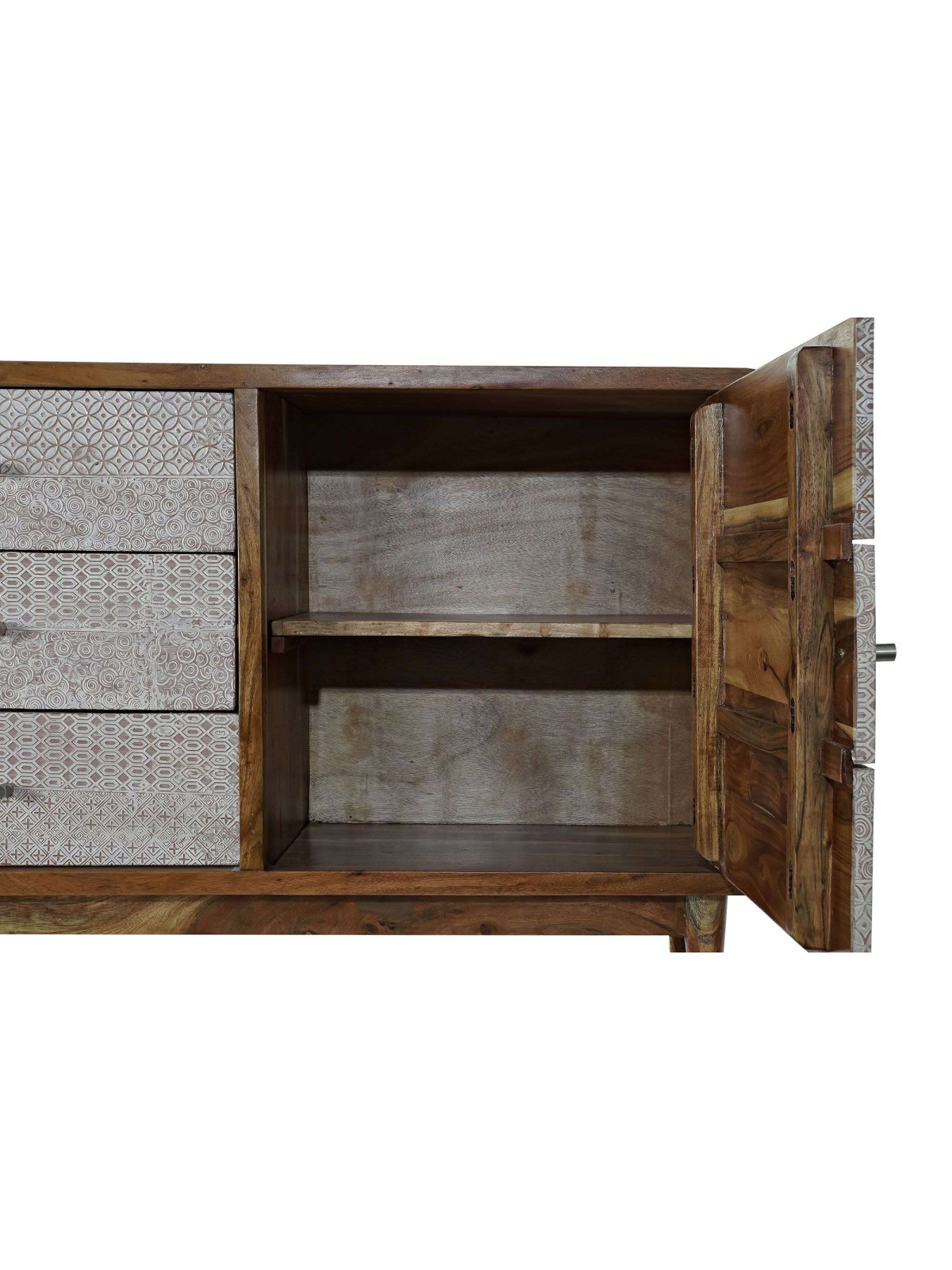 Buffet Inkal en bois d'acacia