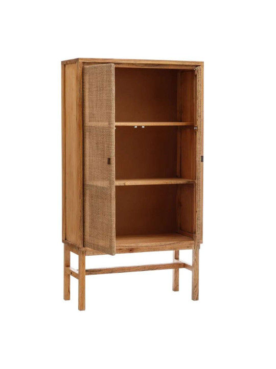 Armoire Neyra en bois de mindi