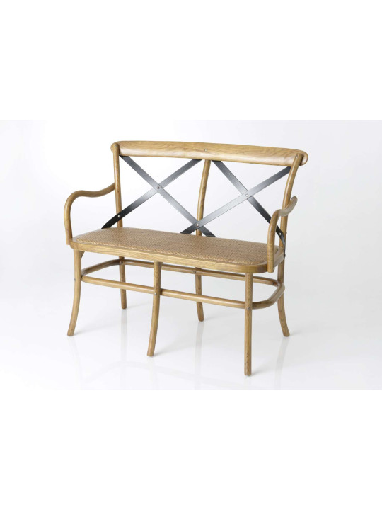 Banc Croisillon paille Amadeus