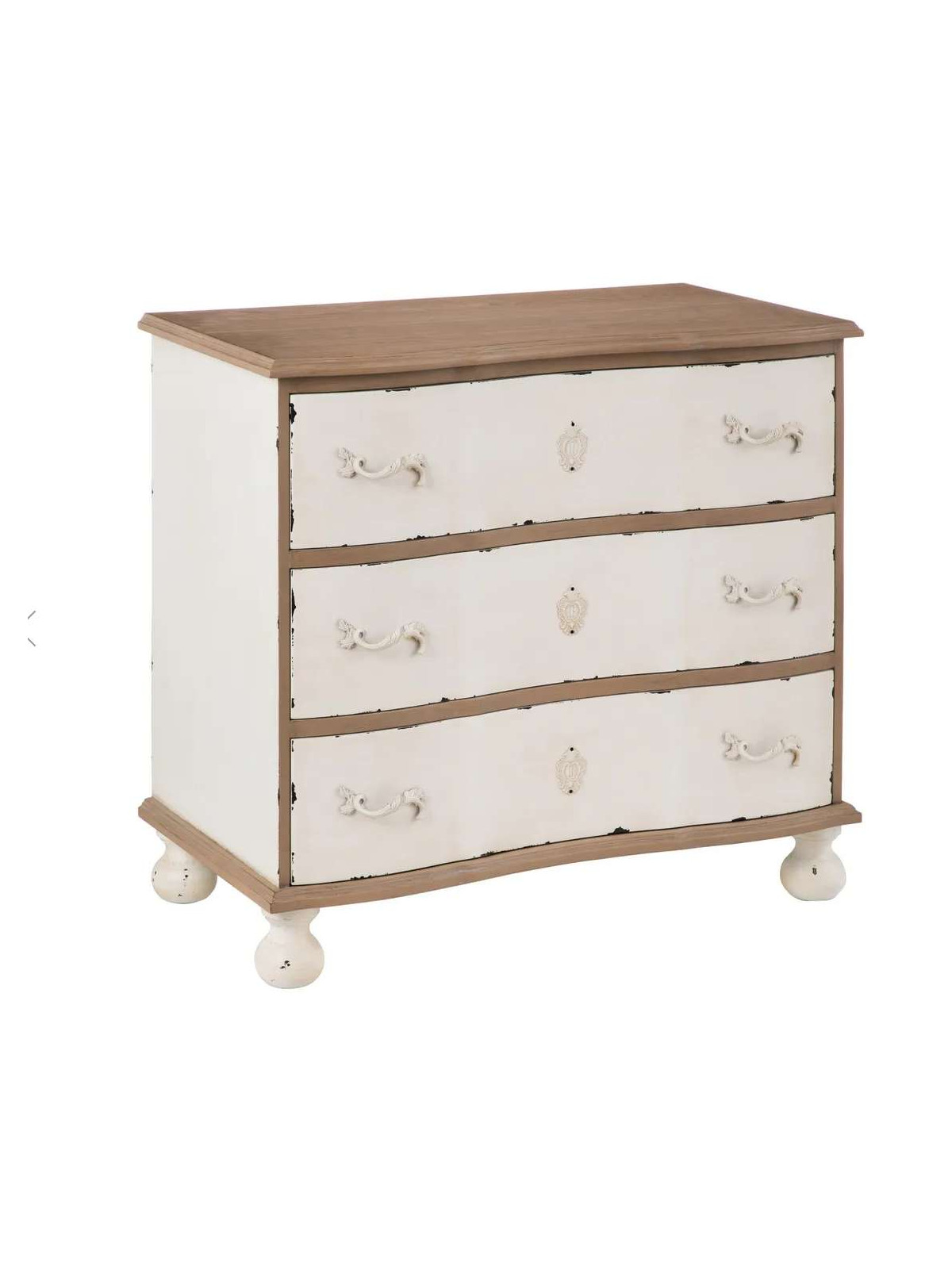 Commode Turin en bois patiné