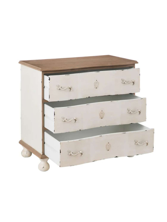 Commode Turin en bois patiné