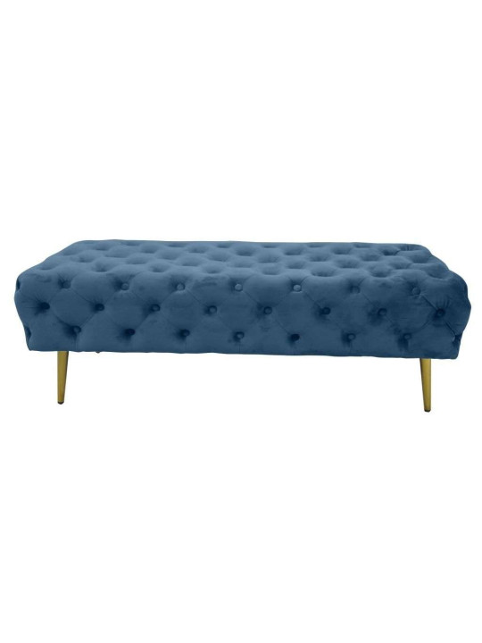 Banquette capitonnée bleu marine