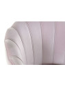 Fauteuil rose pâle Coquille