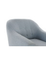 Fauteuil scandinave bleu