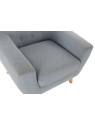 Fauteuil scandinave bleu