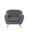 Fauteuil scandinave bleu