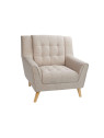 Fauteuil Lin Greige