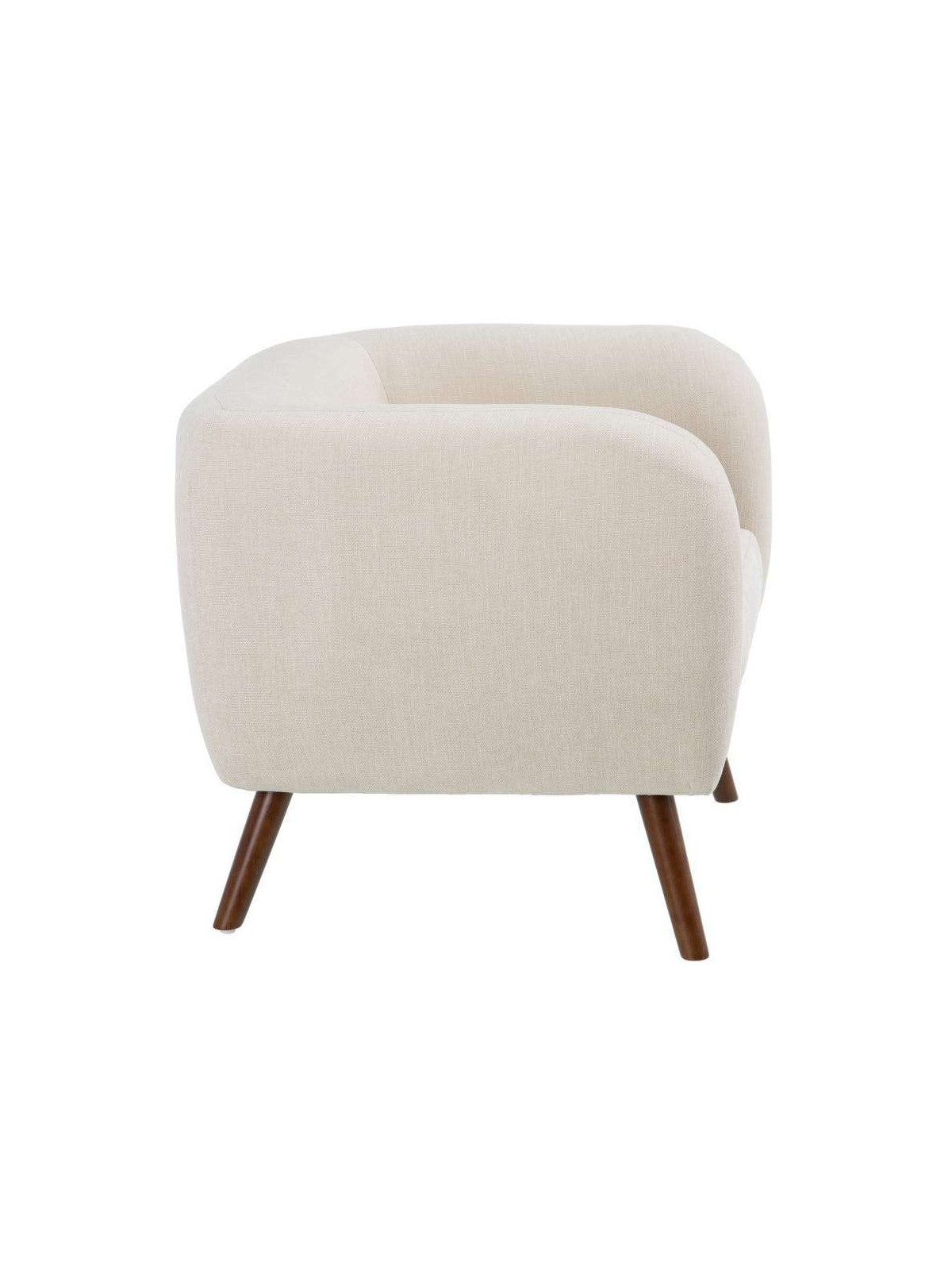 Fauteuil scandinave crème