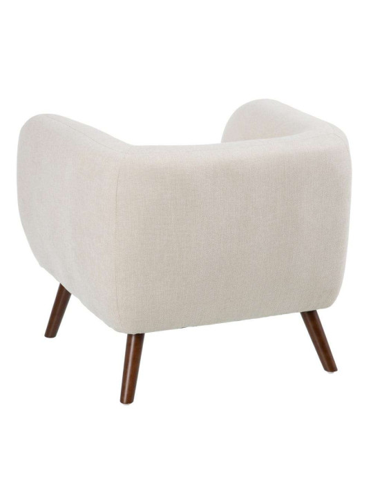 Fauteuil scandinave crème