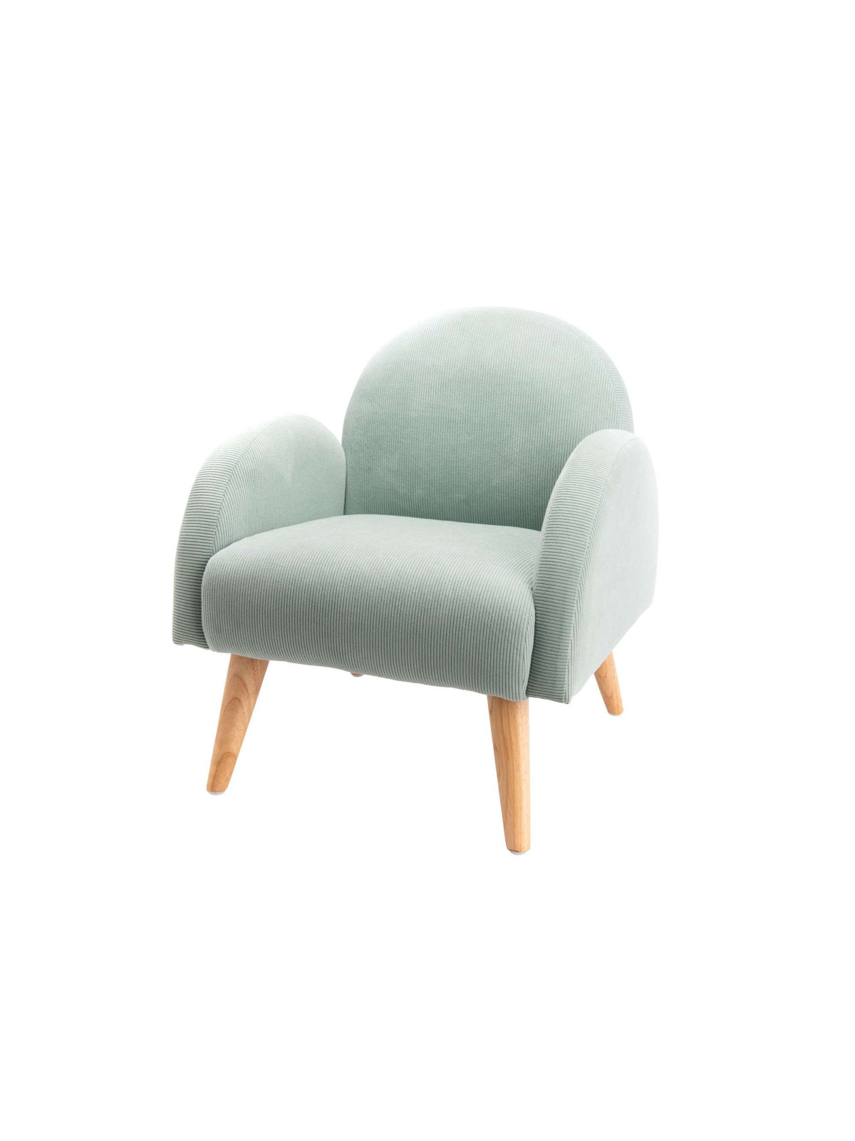 Fauteuil enfant Gaspard en velours