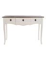 Console Vérone en bois blanc