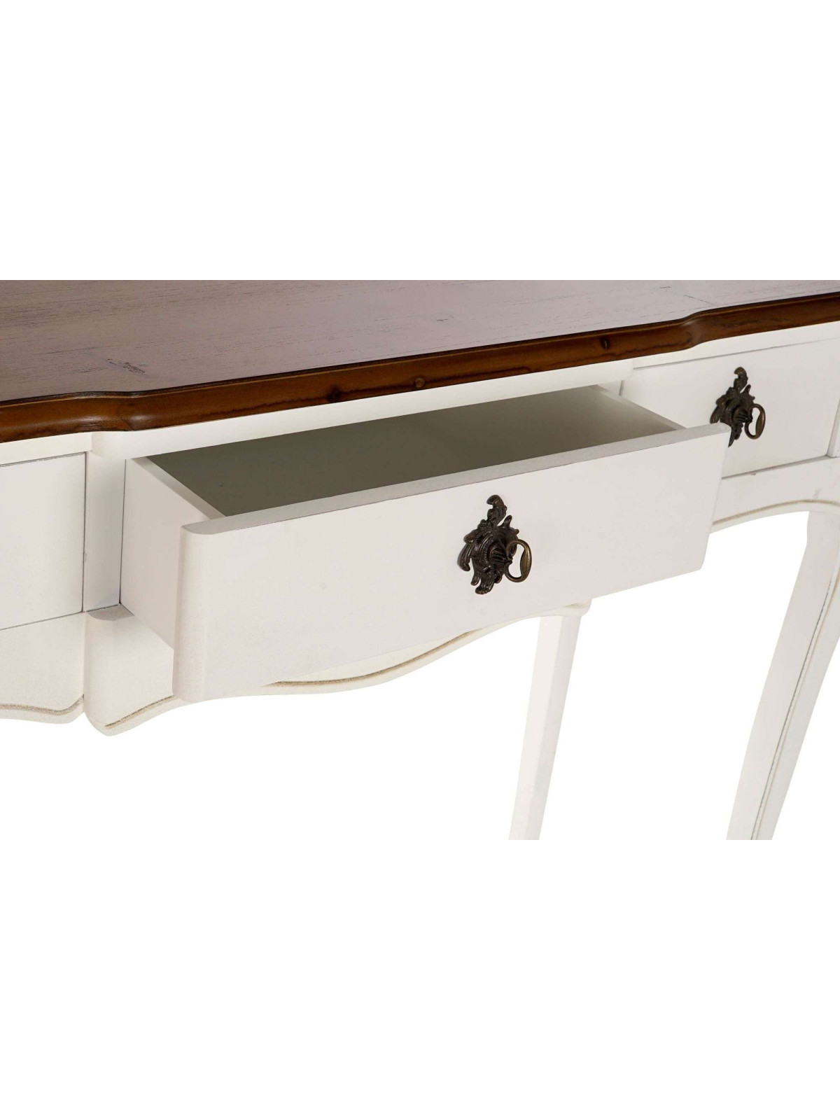 Console Vérone en bois blanc