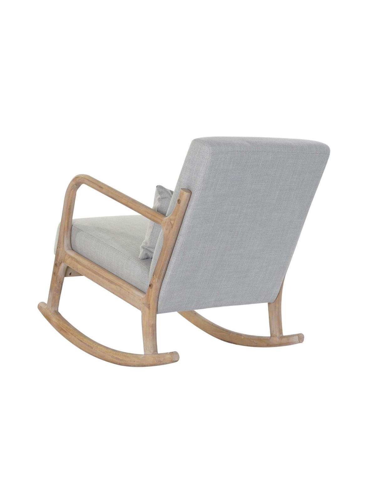 Fauteuil à bascule en bois d'acacia