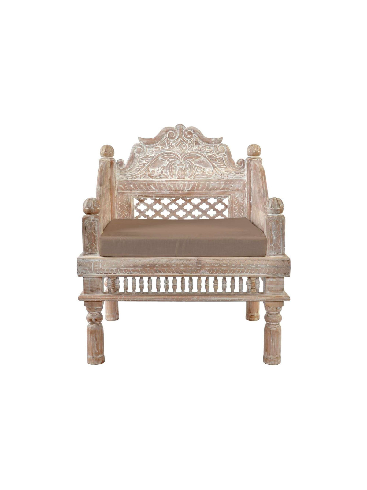 Fauteuil Jaipur en acacia massif