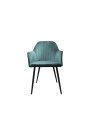 Fauteuil Lara velours vert émeraude