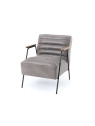 Fauteuil gris Hutch