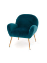 Fauteuil Lise Bleu