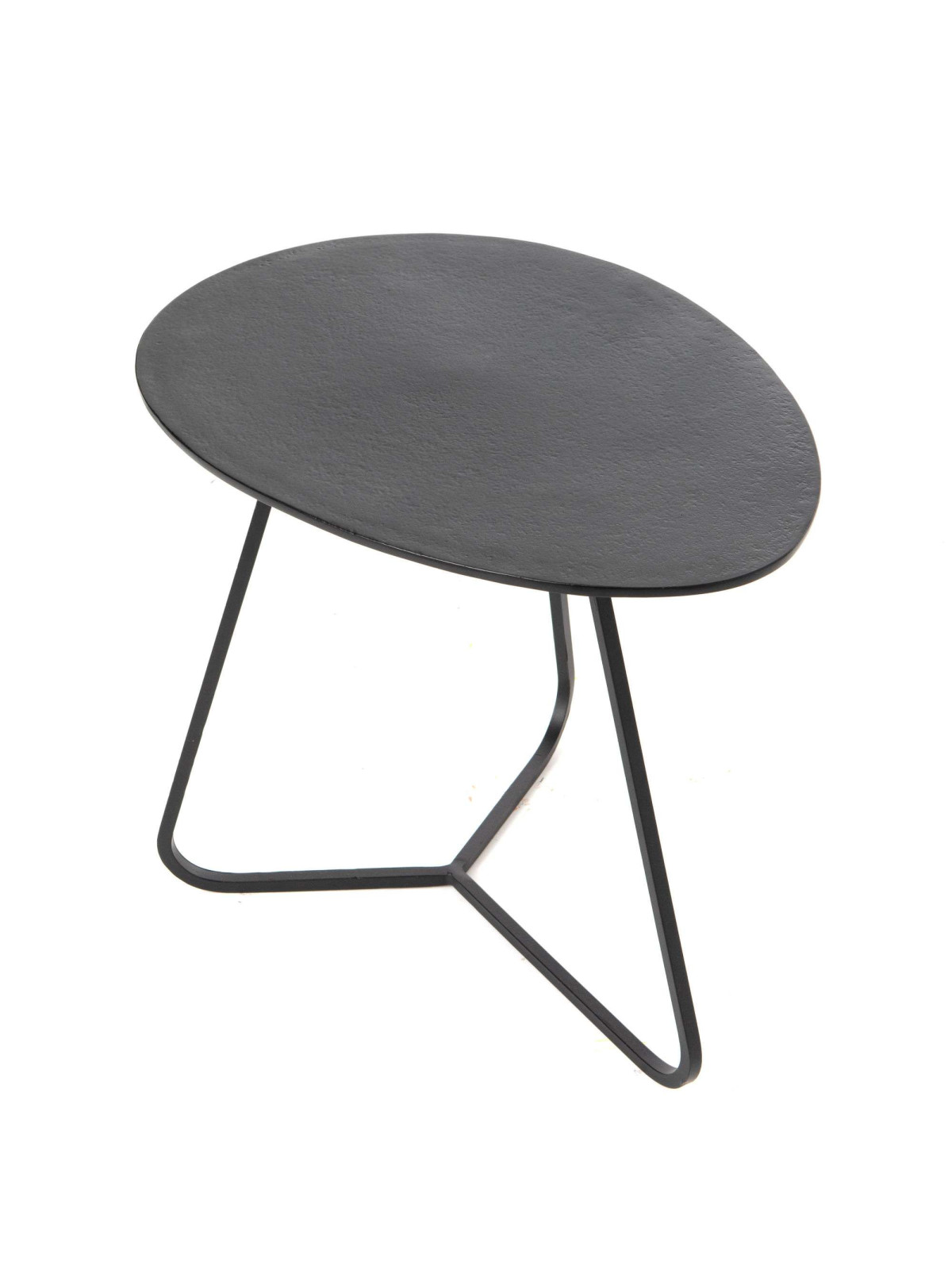 Ensemble de 2 tables basses cuivre / noir